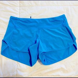 Lululemon speed shorts Sz 6
